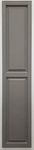 Shutters, Raised Panel Shutters, Standard Raised Panel Exterior Vinyl Window Shutters, Charcoal, (1 Pair = 2pcs) 14.5" W x 64" H