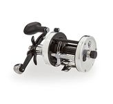 Abu Garcia Ambassadeur C3 Conventional Reel, Size 7000 (1324531), 2 Stainless Steel Ball Bearings + 1 Roller Bearing, Carbon Fiber Star Drag, Max of 20lb | 9.0kg,Silver