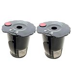 Veterger Replacement parts Reusable Coffee Filter , Compatible with Keurig 119367 2.0 My K-Cup K200/K300/K400/K500 SERIES,Works with all keurig plus series (2 PACK)