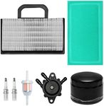 UOIENRT 698754 Air Filter, 492932S 492932 Oil Filter with 691035 Fuel Filter Tune up Kit, Fits for LA120 LA130 LA140 LA150 L120 LA145 D130 D140 Lawn Mower Parts