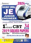 Railway JE Junior Engineer First Stage Solved Papers Total 34 Sets All 2019 TCS PYQs 2024 Edition (English Medium)(5023)