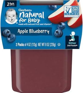 Gerber 2nd Foods Apple Blueberry, 4 Ounce Tubs, 2 Count (Pack of 8)