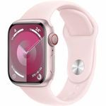 Apple Watch Series 9 GPS 41mm Aluminium Case Rose Sports Band Light Pink - S/M