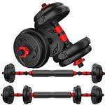 AJUMKER Dumbbell Set Adjustable 15KG Dumbbells Training Gym Weights Set Bodybuilding Fitness Weight Lifting Training Home Gym Office Equipment