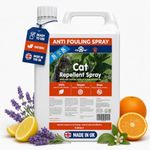 KinderPet Cat Repellent Spray Big Value 5L Refill Stop Cats Anti Fouling Cat Deterrent Stop Fouling Pooping Peeing Urinating Scratching Lavender Lemon Orange