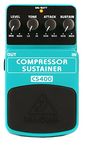 Behringer COMPRESSOR/SUSTAINER CS400 Ultimate Dynamics Effects Pedal, Green
