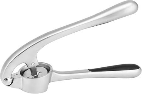 Garlic Crusher, Garlic Mincer to Press Clove and Smash Ginger Handheld Zinc Alloy Rust-Proof Tool for Kitchen