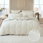 Linen Duvet Cover King Size - 100% Belgia Linen Soft Summer King Size Linen Duvet Cover Set, 3 PCS, 1 King Duvet Cover with Zipper and 2 Pillowshams (104x90, No Comforter)