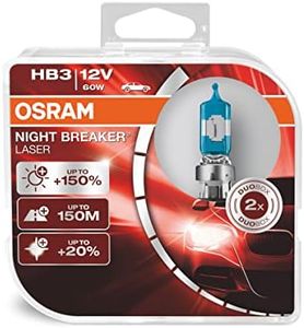 OSRAM 9005NL-DUO NIGHT BREAKER LASER HB3, next generation, +150% more brightness, halogen headlamp, 9005NL-HCB, 12V, passenger car, duo box (2 lamps)