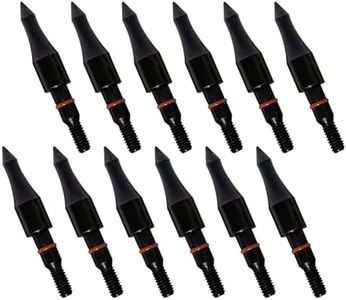 12pcs Archery Arrow Tips 100/125/150/200 Grain Field Tips 5/16 Inch Screw in Bullet Points, Archery Target Crossbow Practice Tip for Arrow Recurve Bow Compound Bow, Hunting Bow Arrow Target Practice