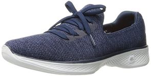 Skechers Performance Women's Go Walk 4 All Day Walking Shoe,Navy/White,6 M US
