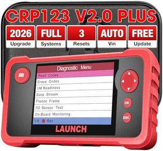 LAUNCH CRP123 V2.0 Plus [2026 New Model] All System Scan Tool with 3 Reset Oil Service/Throttle Relearn/SAS Reset,OBD2 Scanner Diagnostic Tool,Lifetime Free Update