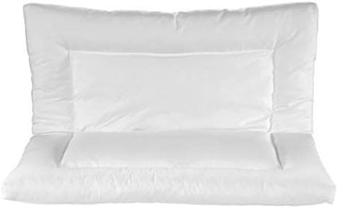 sleepling Bauchschläferkissen, Klappkissen multifunktionales Kopfkissen, Entspannungskissen Nackenstützkissen Rückenkissen Lücosoft Technologie, Made in EU, Ökotex 100, 80 x 80 cm, weiß