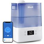 LEVOIT Humidifier for Bedroom Baby Home, 6L Large Tank, Top-Fill Cool Mist Air Humidifier with Quiet Sleep Auto Mode, Smart App & Alexa Control, Essential Oil Diffuser, 60H Runtime for 47㎡, Blue