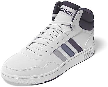 adidas Hoops 3 0 Mid, Shoes Mujer, FTWR White/Silver Dawn/Silver Violet, 40 2/3 EU
