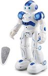 WEECOC RC Robot Toys Gesture Sensing Smart Robot Toy for Kids Can Singing Dancing Speaking Christmas Birthday Gift (Blue)