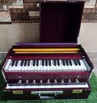 Harmonium Musicals Wooden Portable Folding 3.5 Octave 9 Stopper Harmonium with Coupler Export Quality Product (Made in INDIA)