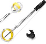 Golf Ball Retriever, Golf Ball Retriever Telescopic for Water with Spring Release-Ready Head, Ball Retriever Tool Golf with Grabber Tool, Golf Accessories Golf Gift for Men (1.3, 9ft)