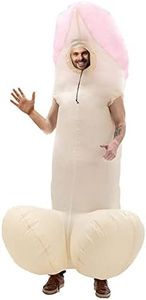 Echden Costume gonfiabile per adulti, costume gonfiabile in un unico pezzo, vestiti divertenti per l'addio al celibato di Halloween