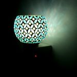 Tara Enterprises Ceramic Aroma Diffuser | Kapoor Dani Night Lamp Multi Functional Essential Oil Camphor Burner for Fragrance with Switch On/Off Button for Heating GEN-114-MULTI