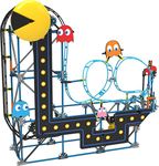 K’NEX 15188 Pacman Roller Coaster Building Set, Fully Working Mini Roller Coaster Construction Set, Educational Toys for Boys and Girls, 650 piece Learning Kit, Engineering for Kids Aged 9 Years +