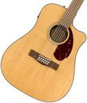 Fender CD-140SCE 12-String Dreadnought Cutaway Acoustic Electric Guitar with 2-Year Warranty, Fishman Pickup and Preamp System, Natural, with Case