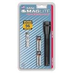 Maglite Mini Incandescent 2-Cell AA Flashlight, Black