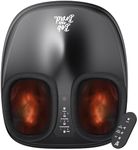 Bob and Brad Lite Foot Massager with Heat, Shiatsu Feet Massager for Plantar Fasciitis, Electric Foot Massagers Deep Kneading, Compression,Circulation- Remote Control, Gifts for Men Women