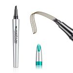Eyebrow Pencil Microblading Eyebrow Pen with 4 Micro-Fork Tip Long Lasting Waterproof Eyebrow Makeup Looks Like Hair Defined Natural Beauty Professional Tattoo Brow Pen for Women and Man-Dark Brown