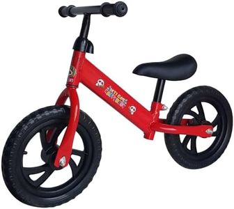 GOCART WITH G LOGO Lightweight Pedal Free Adjustable Seat Kids Balance Bicycle For Girls And Boys (Red, Black Mag Wheel), Rigid