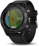 Garmin Approach S60, Premium GPS Golf Watch with Touchscreen Display and Full Color CourseView Mapping, Black w/Silicone Band