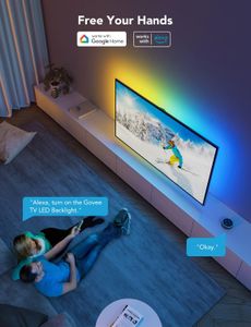 Govee RGBIC TV LED Backlight Strip, 3.8m – Color Changing Ambient Lighting