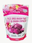 Volupta Premium Freeze Dried Dragon Fruit, High in Fibre, Made with Real Fruit and No Sugar Added - 113 Grams