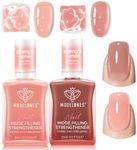 Modelones Nail Strengthener, Nude Pink Nail Polish Nail Hardener