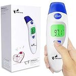 Infrared Body Thermometer Baby - Digital Health Thermometer for Kids/Adults Ear thermometers, Forehead Thermometer Children, Thermometer Newborn, Objects and Ambient, Instant Reading, Fever Warning