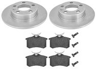 XtremeAuto® Golf MK4 Rear Brake Pad and Disc Kit 1997>2004