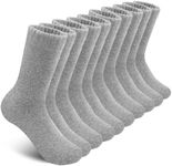 SIMIYA 5 Pairs Wool Socks Mens, Thick Warm Winter Soft Hiking & Casual Crew Socks