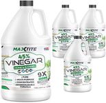 MAXTITE Ultra-Strength 45% Vinegar for Home & Garden Cleaning (4 Pack of 1 Gallon Bottles)