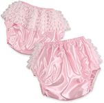 Rearz - Satin Rhumba Waterproof Panties - Pink, Pink, Small