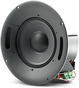 JBL Professional Control 328CT Koaxial-Deckenlautsprecher mit HF-Kompressionstreiber, 20,3 cm, mit Transformator-Armaturen, Weiß