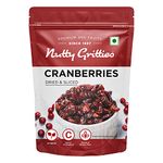 Nutty Gritties Dried US Cranberries 200g | Cranberry, Healthy Snack for kids and adults | Resealable Pouch