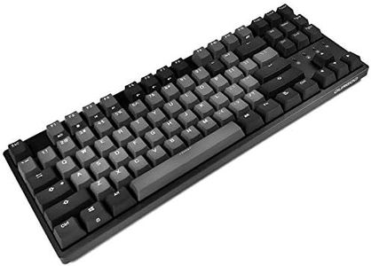 DURGOD Taurus K320 TKL Mechanical Gaming Keyboard - 87 Key - Cherry MX Silent Red - Double Shot PBT - NKRO - USB Type C, Space Grey, ANSI