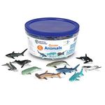 Learning Resources Ocean Animals, Counters, Imaginative Play, Set of 50 Different Ocean Animals, 50 Pieces, Ages 3+