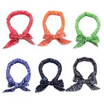 GYWHOOFT 6 Pack Dog Cooling Bandanas, Cooling Bandana for Dogs and Other Pets, Ice Crystals Dog Cooling Collar for Dogs Cats Small Medium, Pet Supplies for Bandana Summer Indoor&Outdoor