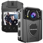 CAMMHD Z3-32G 2K/1440P Body Camera with Ultra Infrared Night Vision,Data-encrypt Wearable Body Cam with 2pcs 360°Rotatable Clips,Bodycam for Police, Law Enforcement