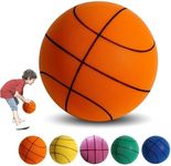 Pousbo Silent Basketball, 2024 New Hush Silent Foam Basketball, Indoor Training Ball, Uncoated High-Density Foam Ball, Easy to Grip Quiet Ball for Various Indoor Activities (No.5)
