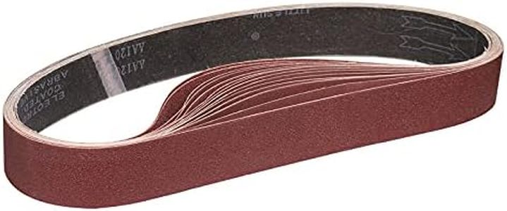 POTUINOM 14 Pack 2X42 Sanding Belts 2 Each of 40/60/80/120/180/240/400 Grits Aluminum Oxide Sanding Belt
