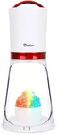 Darice Shaved Ice Machine – Crushed Ice Maker with 2 Ice Containers – Ice Shaver Machine for Fine and Coarse Ice – Ice Maker Crushed Ice for Slushie, Snow Cones, Cocktails, Drinks
