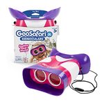 Educational Insights GeoSafari Jr. Kidnoculars, Pink/Purple: Kids Binoculars - Perfect for Preschool Science