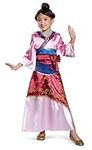 Mulan Deluxe Costume, Pink, Small (